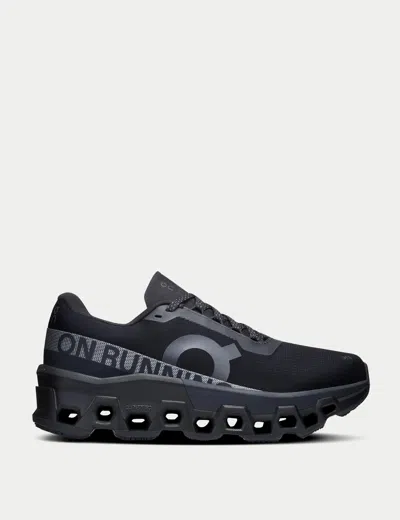 On Running Women's Cloudmonster 2 Road Running Shoes Road Running Shoes In Black