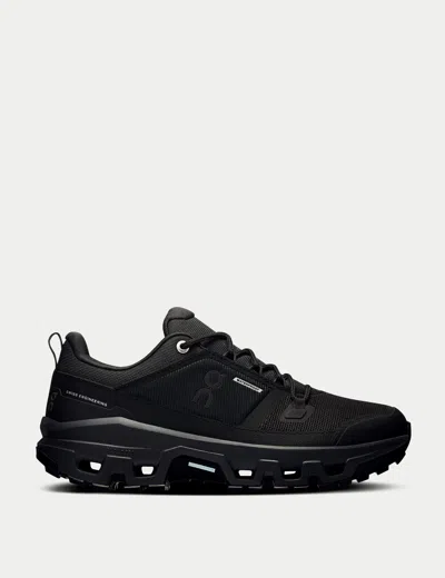 On Running Women's Cloudrock Low Wp In Black