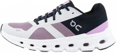 On Running Women's Cloudrunner Shoes In Heron/black In Multi