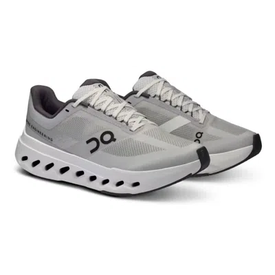 On Running Women's Cloudsurfer Next Running Shoes In Glacier/ White In Gray