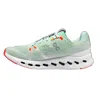 On Running Women's Cloudsurfer Running Shoes ( B Width ) In Creek/white In Green