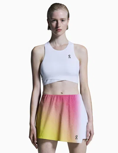 On Running Women's Court Crop Top In White