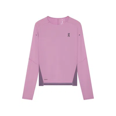 On Running Women's Performance Lg-sleeve Training T‑shirt In Pink