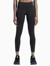 On Running Logo-print Cropped Leggings In Black