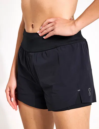 On Running Women's Running Shorts In Black