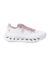 On Cloudtilt Tech Fabric Cushied Sole Sneakers In White Biscuit