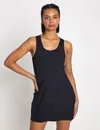 On Women's Studio Dress In Black