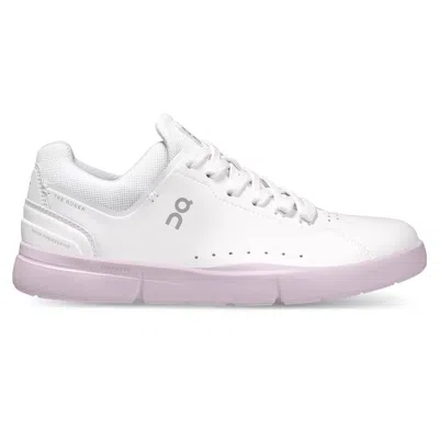 On Running Women's The Rodger Advantage Sneaker Shoes In White/lily