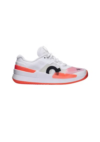 On Running Women's The Roger Pro 2 Sneaker Shoes In White/flame