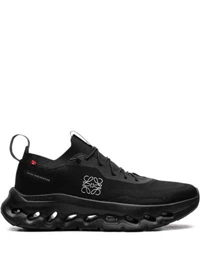 On Running X Loewe Cloudtilt "all Black" Sneakers In 黑色