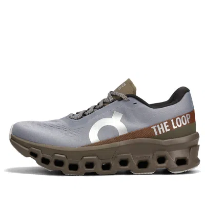 On Running X Pleasures X The Loop Cloudmonster 2 'grey'