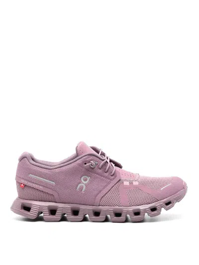 On Running Cloud 5 Debossed-logo Sneakers In Purple