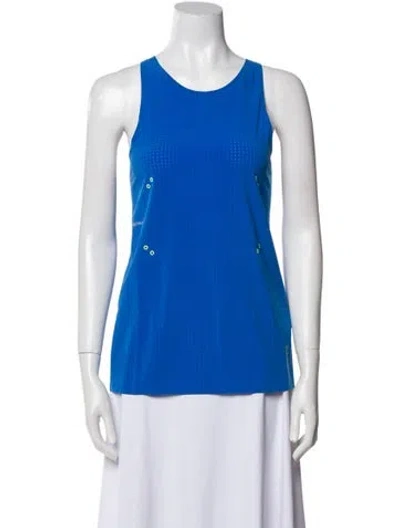 Pre-owned On Scoop Neck Sleeveless Top W/ Tags In Blue