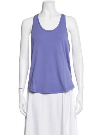 Pre-owned On Scoop Neck Sleeveless Top W/ Tags In Purple
