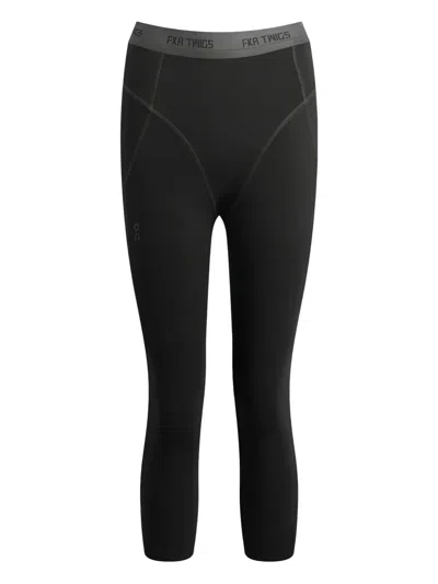 On Leggings Mit Nahtdetail In Black
