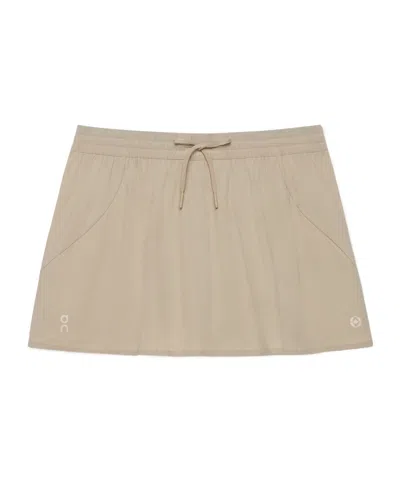On Shell Skort In Neutral