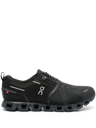 On Shoes Cloud 5 Waterpoof Sneakers In Black