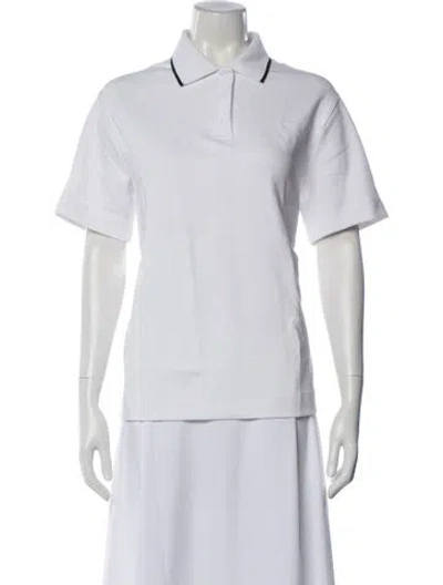 Pre-owned On Short Sleeve Polo In White