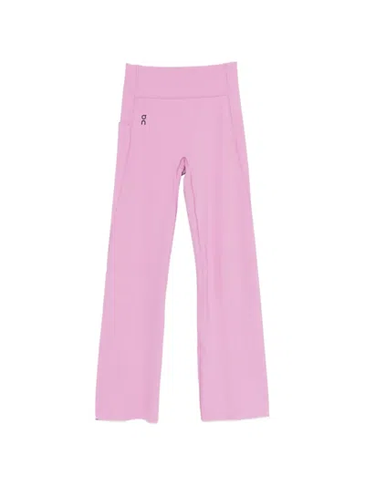 On Side Pocket Trousers In Pink