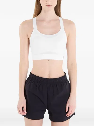 On Sleeveless Bra In White