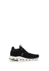 On Cloudnova Felt-trimmed Mesh Sneakers In Black