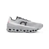 On Breathable Grey Sneakers With Robust Rubber Sole