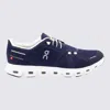 On Low Top Sneakers With Mesh Upper And Rubber Outsole In Blue