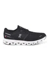 On Breathable Textile Sneakers With Distinctive Cushiing In Black