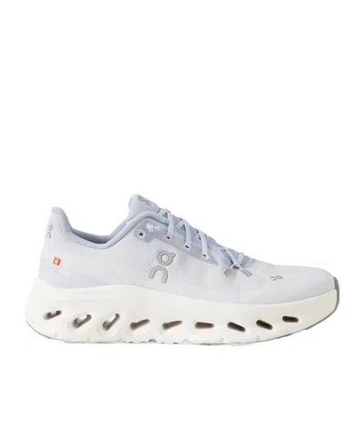 On Stretch Recycled-knit Sneakers In White