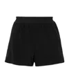 On Stretch-mesh Shorts In Black