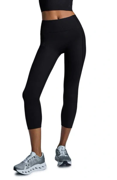 On Studio Crop Leggings In Black