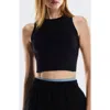 On Studio Crop Tank In Black