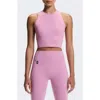 On Studio Crop Tank In Pink