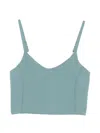 On Studio Crop Top In Blue