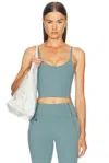 On Studio Crop Top In Agave