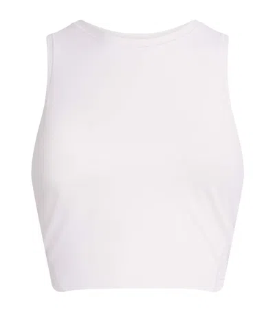 On Studio Cropped Tank Top In White