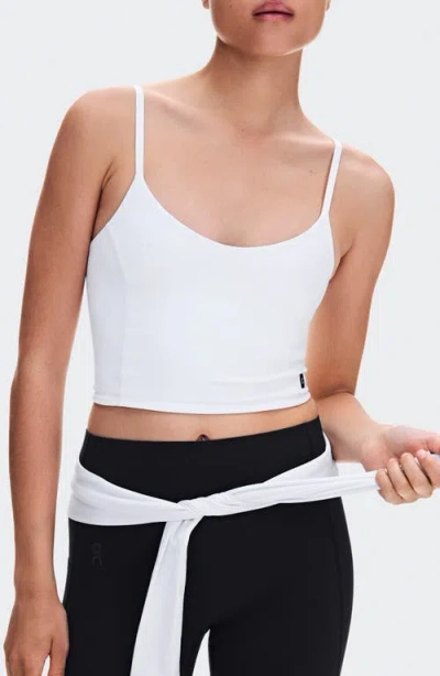 On Studio Cropped Tank In White
