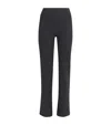 On Womens Black Studio Flared Performance Leggings In Black