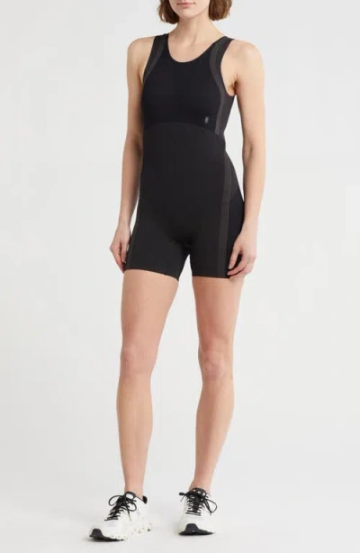 On Studio Knit Bodysuit In Black/eclipse
