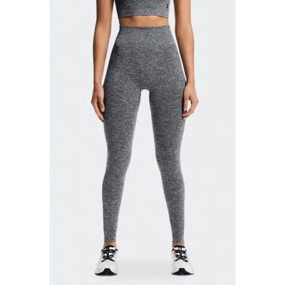 On Studio Knit Seamless Leggings In Gray