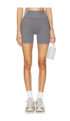 On Womens Rock Glacier Studio Slim-fit Jersey Knitted Shorts Xs
