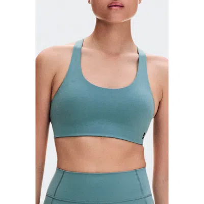 On Studio Racerback Sports Bra In Agave