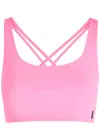 On Studio Recycled Sports Bra In Pink