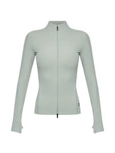 On Studio Thumbhole Track Jacket In Green