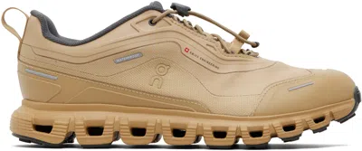 On Tan Cloud 6 Geo Waterproof Sneakers In Neutral