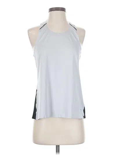 Pre-owned On Tank Top Silver Halter Neckline Tops