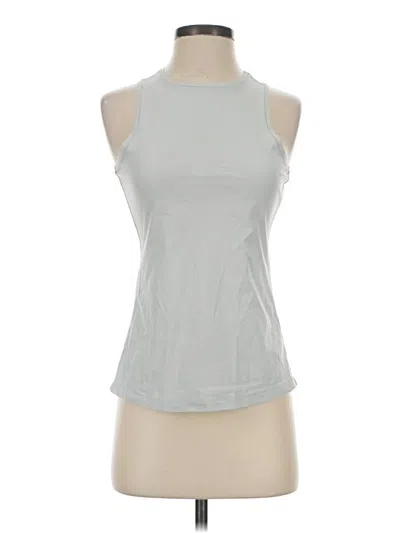 Pre-owned On Tank Top Silver Halter Neckline Tops