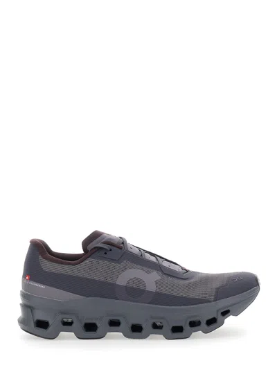 On Tech-fabric Chunky-sole Sneaker In Multi