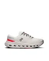 On Technical Fabric Sneakers With Cloudtec Cushiing System In White