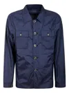 On The Bund Button-fastening Flap-pocket Jacket In Blue